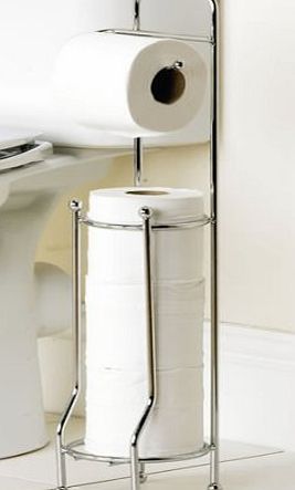 Payless Shop TOILET ROLL HOLDER - Deluxe Heavy Chrome - NEW 1210-1