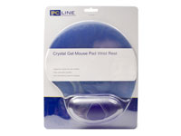 PC LINE GEL MOUSE MAT BLUE
