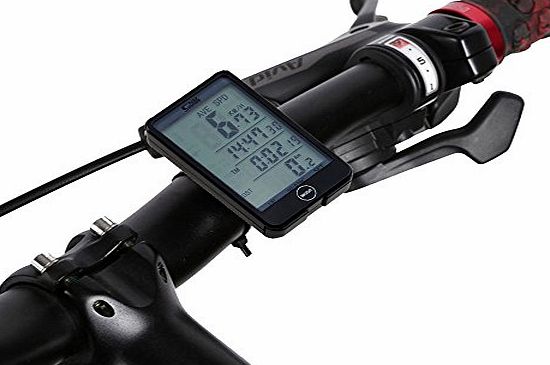 PChero Multifunctional Waterproof Wireless Bicycle Stopwatch Odometer Speedometer Bike Cyclometers Touch LCD Computer with Huge Smart Back-light Screen (Length: 7.5cm, Width: 4cm)