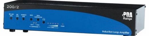 PDA RANGE TC421 - PDA200/2 200m2 RANGE FREE STANDING INDUCTION LOOP HEARING AID AMPLIFIER