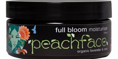 Peachface Full Bloom Moisturiser with Organic Lavender and Rose
