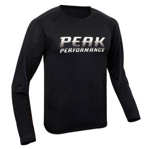 Performance logo long sleeved T-shirt - Black