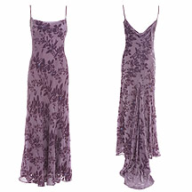 Pearce Fionda Lilac long devore dress