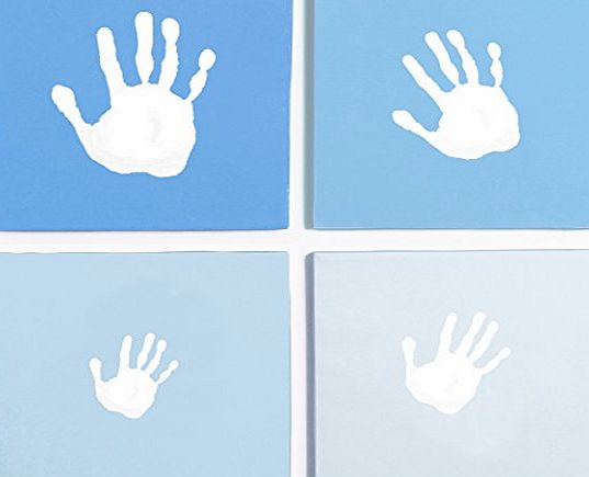 Pearhead Handprint Wall Art Set (Blue)