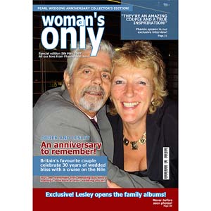 Pearl Anniversary Personalised Magazine Cover