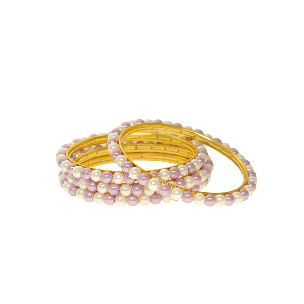 Pearl Bracelets - Pink/White