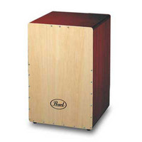 Pearl Elite Box Cajon Matte Wine Red w/Natural