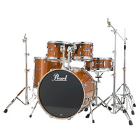 Pearl EXL Export Lacquer 22 Rock Drum Kit Honey