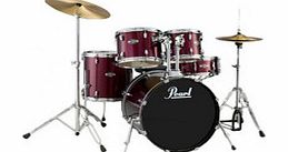 Pearl Target 20 Fusion Complete Drum Kit Wine Red