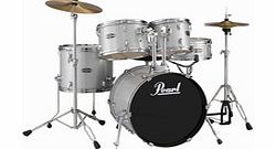 Pearl Target Rock Drum Kit Silver Sparkle with