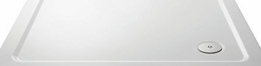 Pearlstone Luxury 1000 x 900 Low Profile Stone Resin Shower Trays 40mm Low Profile Slimline amp; Waste