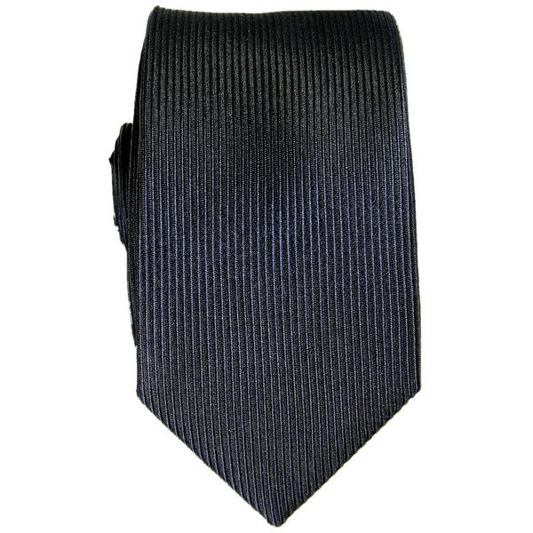 Peckham Rye Navy Vertical Stripe Tie by