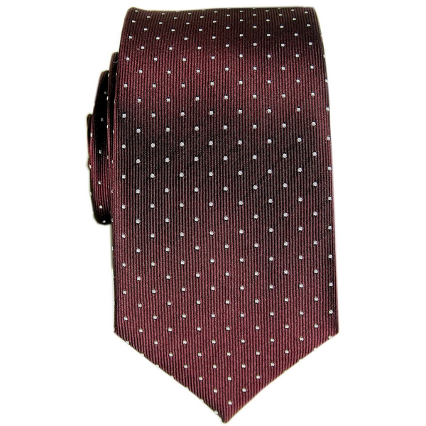 Peckham Rye Red Tie with White Spots by