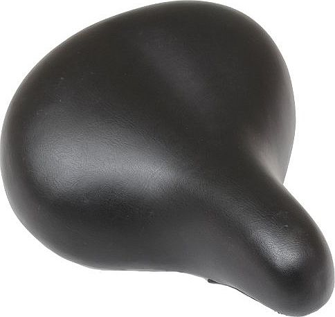 PedalPro Black Big Bum Sprung Unisex Bike Saddle