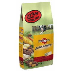 Pedigree Adult Complete Better By Nature Dog Food with Beef, Rice and#38; Vegetables 15kg