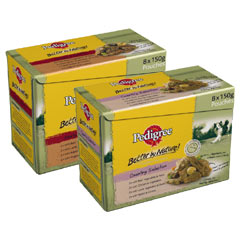 Pedigree Better By Nature 150g Pouch:Country 8