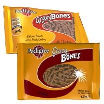 Pedigree Gravy Bones Dog Biscuits 1.5Kg - Chicken