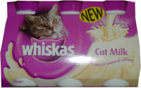 Pedigree Master Foods Whiskas Cat Milk 3 x 200ml