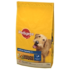 Pedigree Senior Complete Dog Food with Chicken, Vegetables and Rice 2.5kg and 13kg