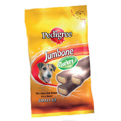 pedigree Turkey Jumbone Small 4 piece (Bulk Pack 8)