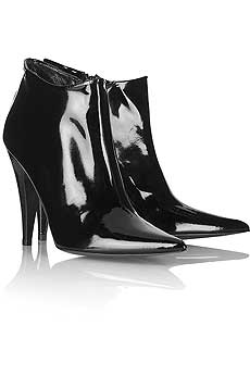 Cher patent ankle boots