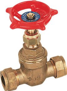 Pegler, 1228[^]18334 Gate Valve 22mm 18334