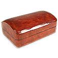 Pelletterie Fiorentine Cherry Leather and Hide Jewelry Box