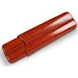 Pelletterie Fiorentine Cherry Leather Cigar Holder