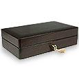 Pelletterie Fiorentine Chestnut Leather and Hide Watch Box