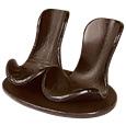 Pelletterie Fiorentine Dark Brown Leather Pipe Holder