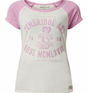 Pembridge and Rose Lilac Pembridge and Rose Print T-Shirt 3269445