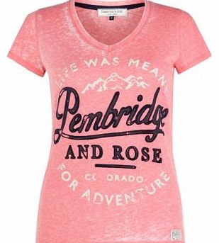 Pembridge and Rose Pink Pembridge and Rose For Adventure T-Shirt