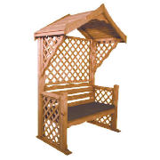 Traditional Wooden Arbour Seat