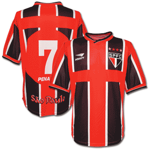 Penalty 01-02 Sao Paulo Away shirt No.7