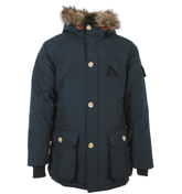 Penfield Hoosac Navy Hooded Jacket