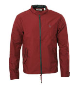 Penguin Biking Red Hooded Lightweight Jacket