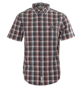Penguin Black Check Short Sleeve Shirt