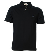 Black Hertiage Slim Fit Polo Shirt