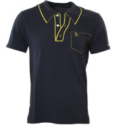 Penguin Black T-Shirt with Yellow Design