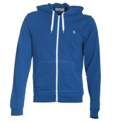 Blue Full Zip Hooded Sweatshirt