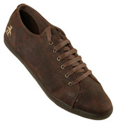 Penguin Bud Faded Brown Trainer Shoes