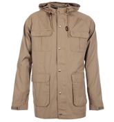 Penguin Cornstalk Beige Hooded Jacket