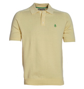 Double Cream Knitted Polo Shirt
