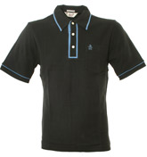 Penguin Earl Caviar and Niagara Pique Polo Shirt