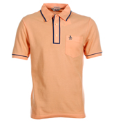 Penguin Earl Peach Fuzz Pique Polo Shirt