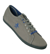 Grey and Blue `Bennie` Trainers