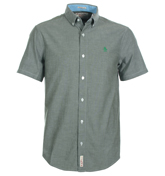 Heritage Fit Rifle Green Slim Fit Shirt
