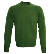 Leaf Green Round Neck Sweater