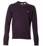 Penguin Mysteriouso Purple Heather V-Neck Sweater