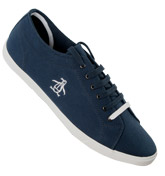 Navy Canvas Trainer Shoes